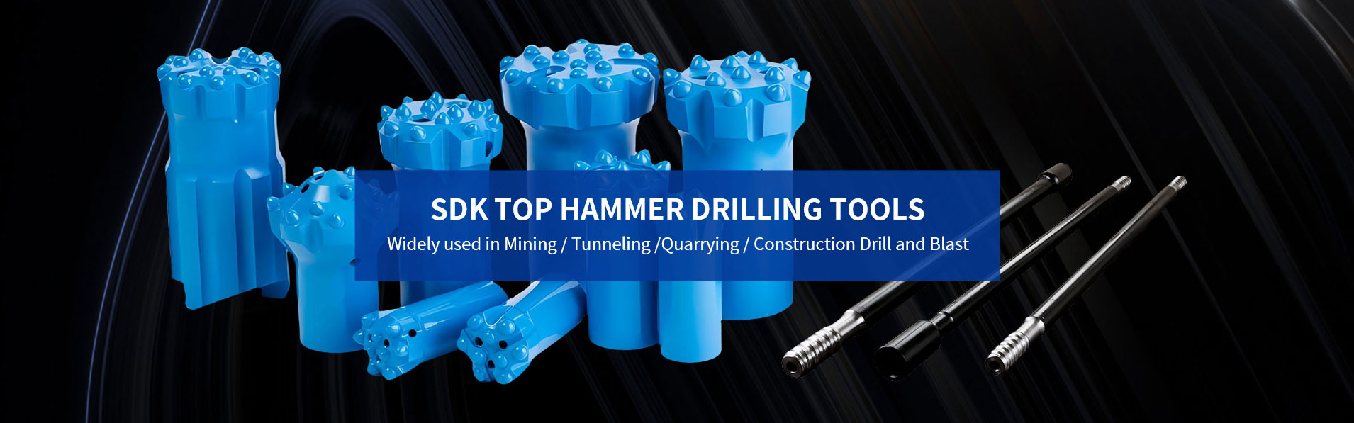 top hammer drilling tools
