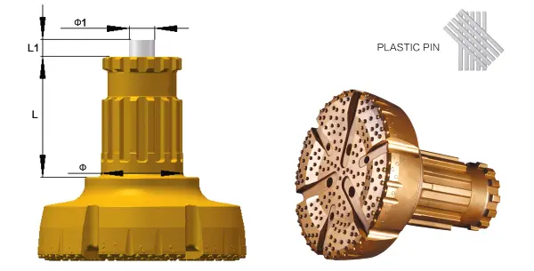 LARGE DIAMETER DTH BIT